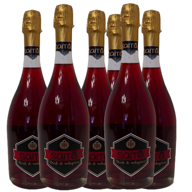 PROMO : 6 bouteilles de Saita Cocktail - jus de grenade & Trebbiano [POUILLES]
