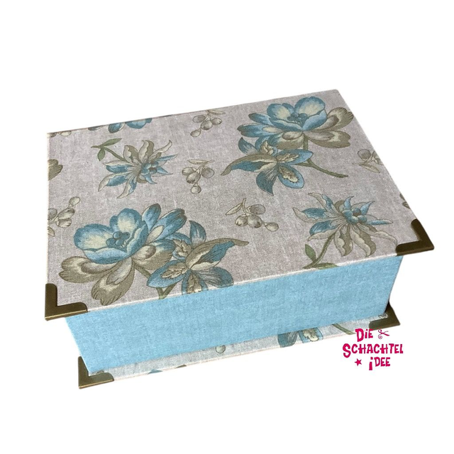 Paddy „Blüten türkis“