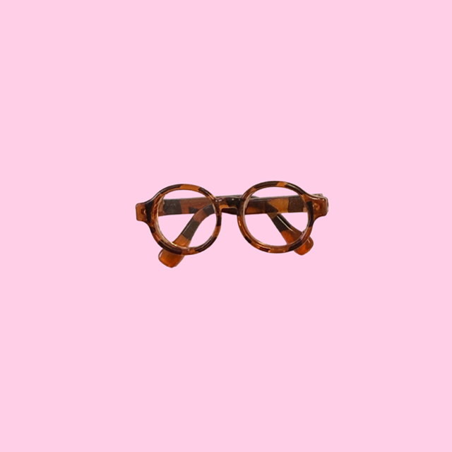 10.5cm Doll Glasses (Amber)
