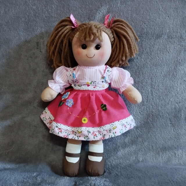 Poupée rembourrée en tissu moyenne 35 cm - 2