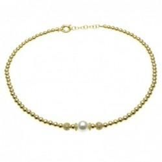 Collana donna in bronzo giallo girocollo 