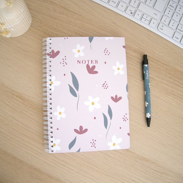 Carnet A5 Fleuri