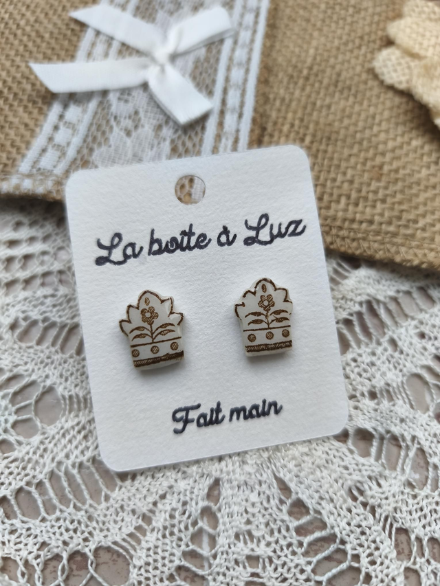 Puces d&#039;Oreilles &quot;Indienne&quot;