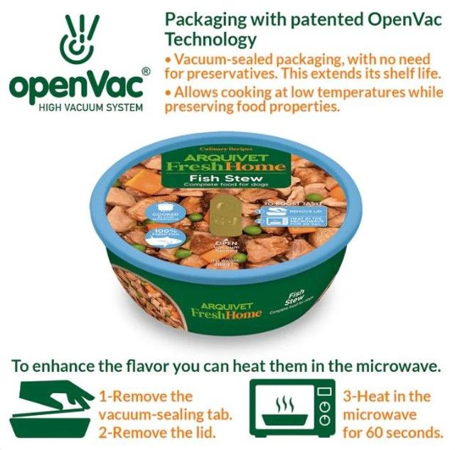 Ragoût de poisson / FreshHome - 9 bols x 280 Grs = 2.520 Kg - Arquivet / ARQ1404