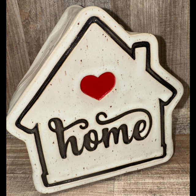 Handmade Keramik | Spardose "Lovely Home"