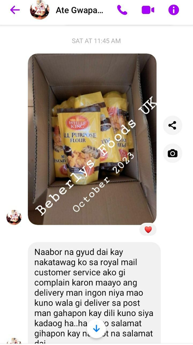 From customer: Mrs Gray West (Lothian Scotland - October 2023)