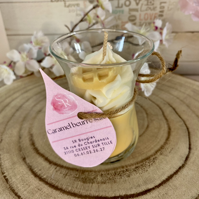 Bougie gourmande « Caramel beurre salé »