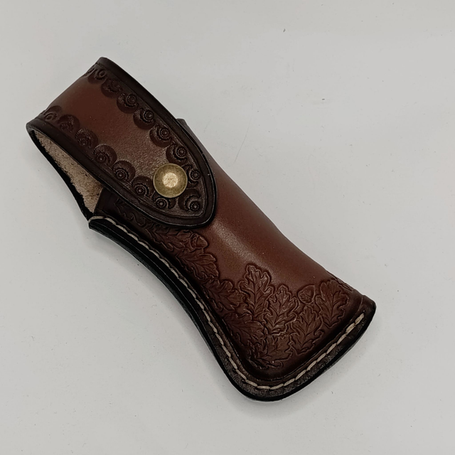 Kožené puzdro na skladací nôž 003