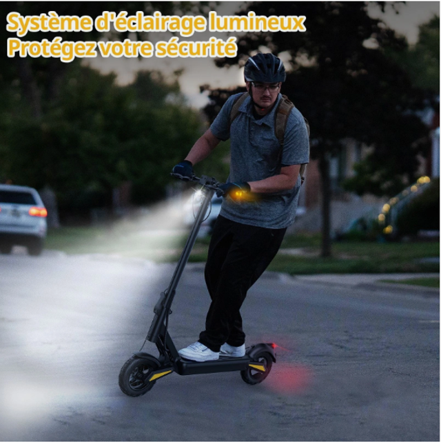 Trottinette électrique X1, moteur 600W, batterie 48V 10.4Ah, capacité de charge 150kg