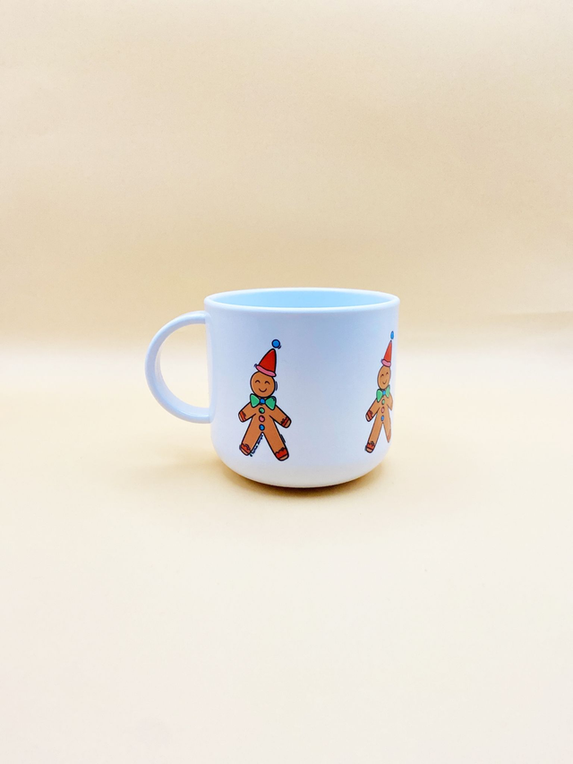 Gingerbread with hat mini mug - Children lightweight mini mug  (1)
