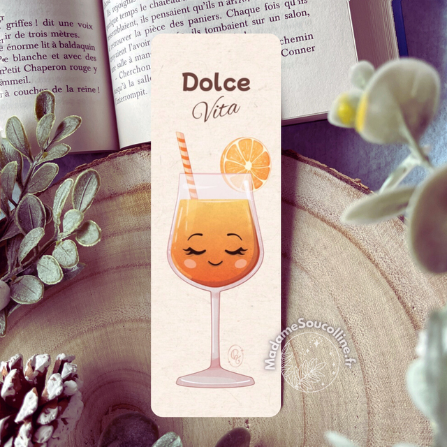 Dolce vita - Marque-page