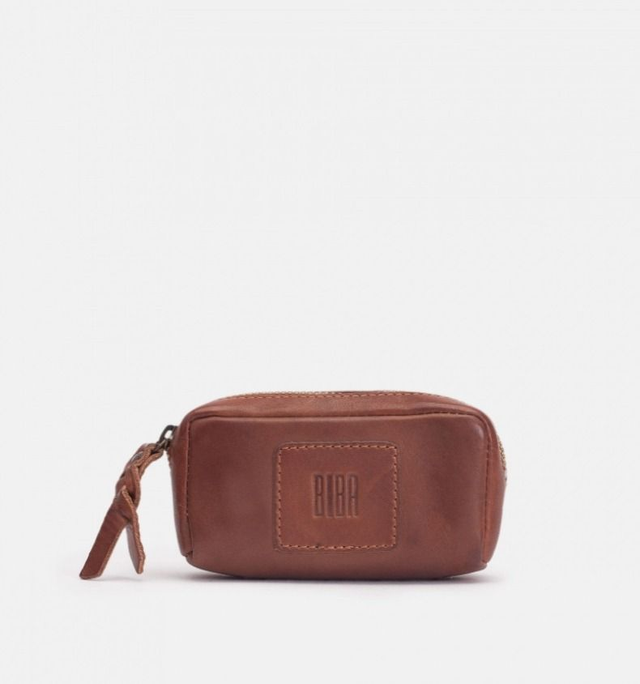 PORTE-MONNAIE EN CUIR BIBA - LIGNE KANSAS - TAN