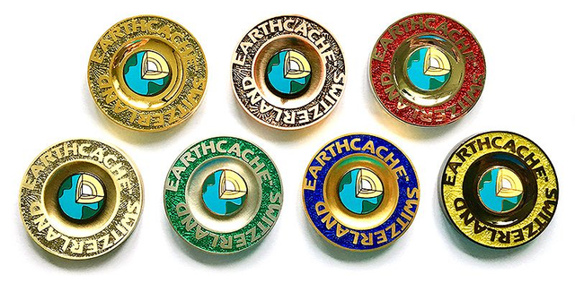 Earthcaches Switzerland Geocoin