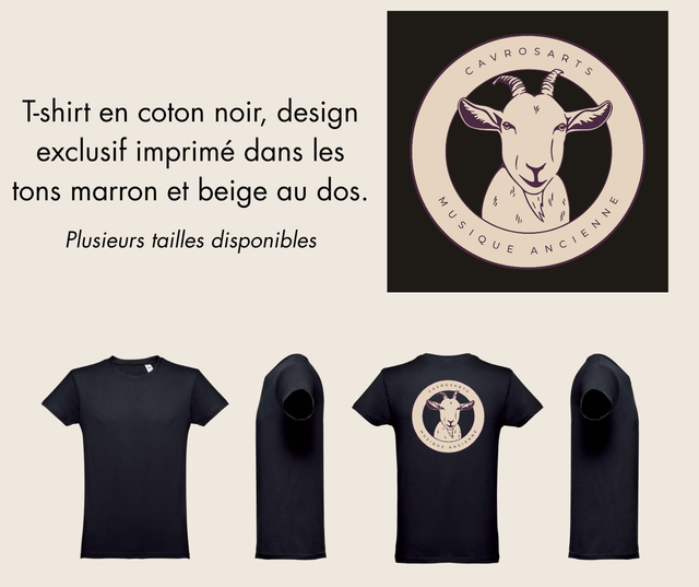 T-Shirt Noir CavrosArts