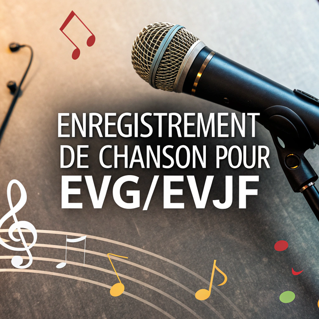 Enregistrement de chanson pour EVG/EVJF