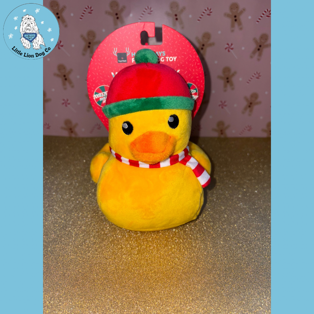 Fuzzyard Merry Quackmas Duck Plush Dog Toys