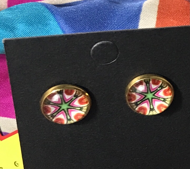 Mixed Stone Stud Earrings - STU72