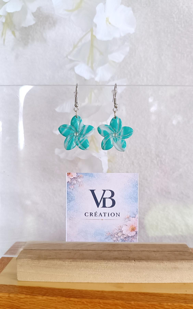 Vaiana marbrées bleues et blanches