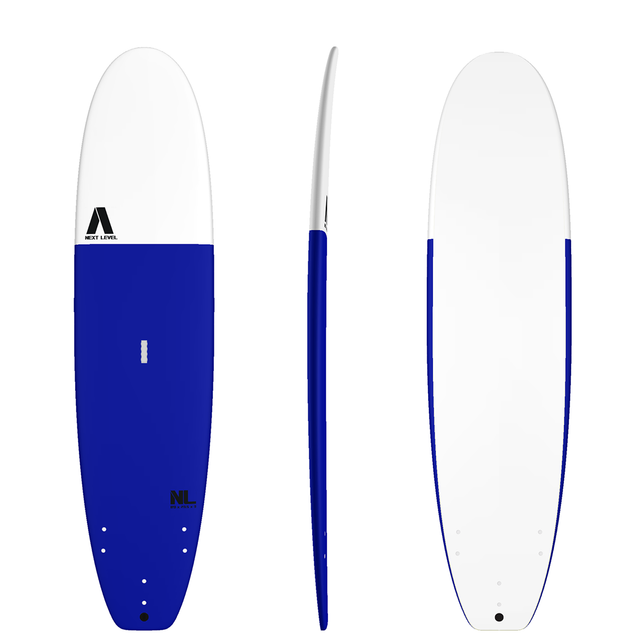 8&#039;0 NEXT LEVEL Soft Surfboard Blue