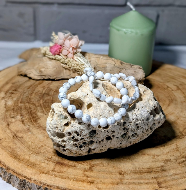 Howlite Blanche - pierre de calme et de purification