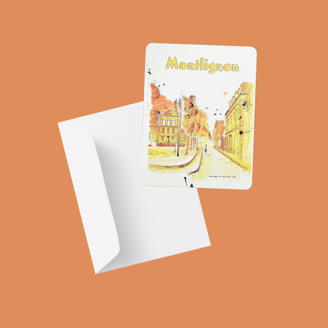Carte postale Dessin "Montlignon"