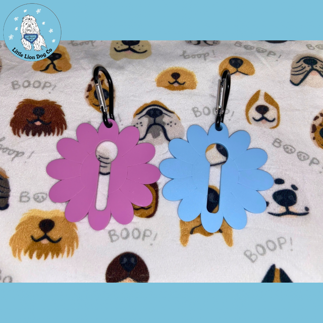 Flower Poop Bag Holders 