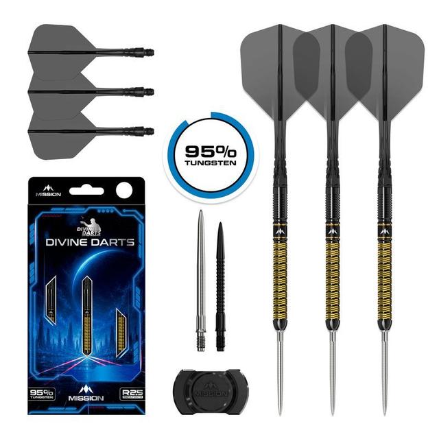 Mission R2.5 Steeldarts - Collab Series - 95% Tungsten - Jake Kenyon 24 gr