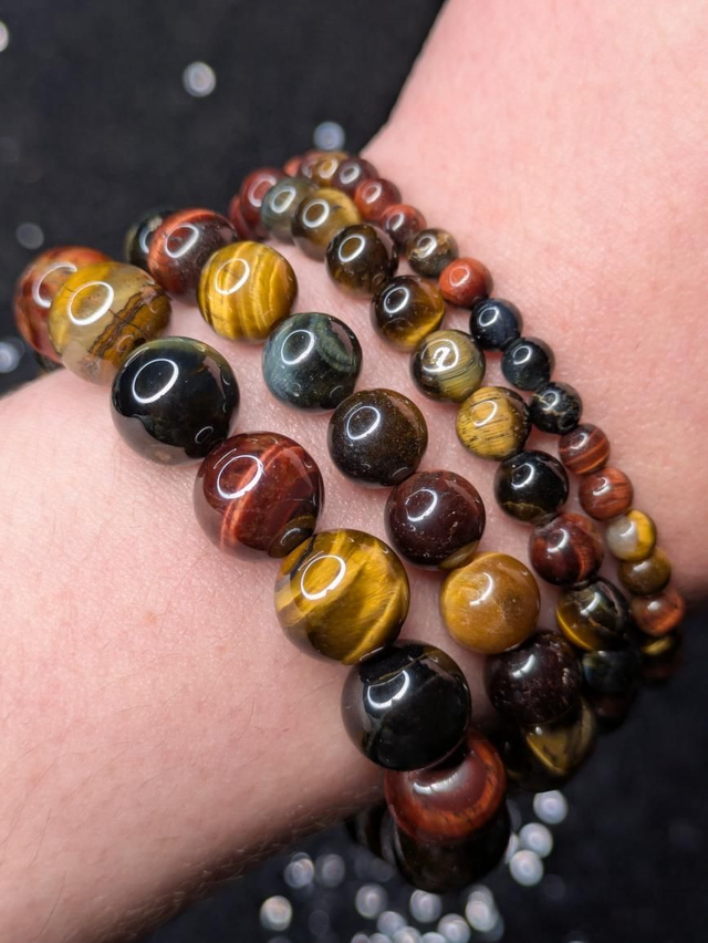 Bracelet oeil de tigre multiple