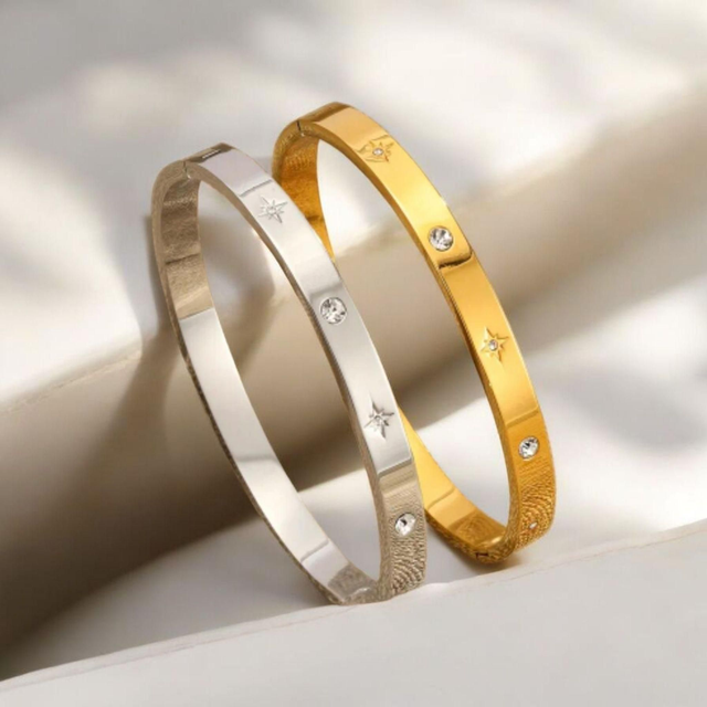 Beautiful Anti-tarnishing Platinum & 18K Yellow Gold Plated