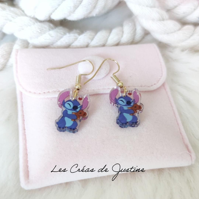 Boucles d&#039;oreilles Stitch 