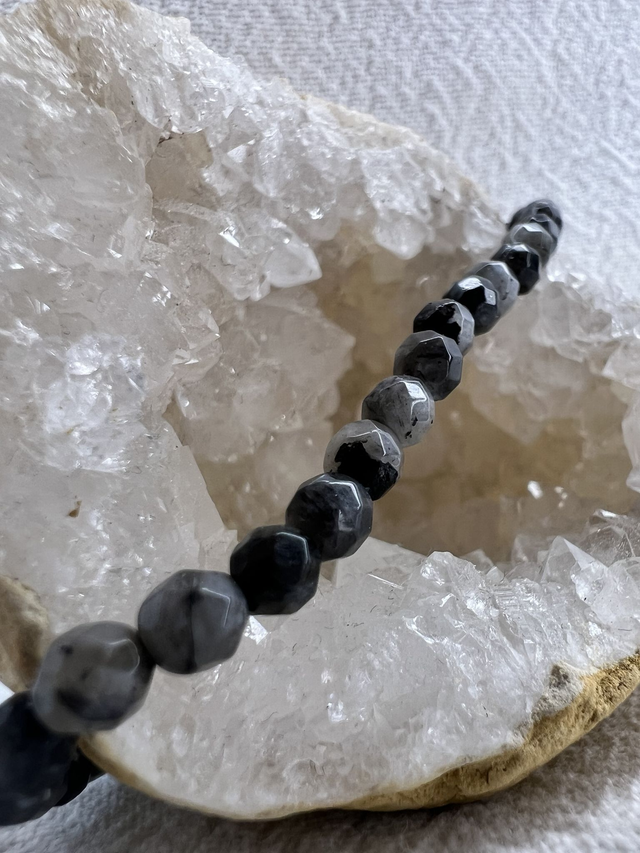 Bracelet Labradorite facetté