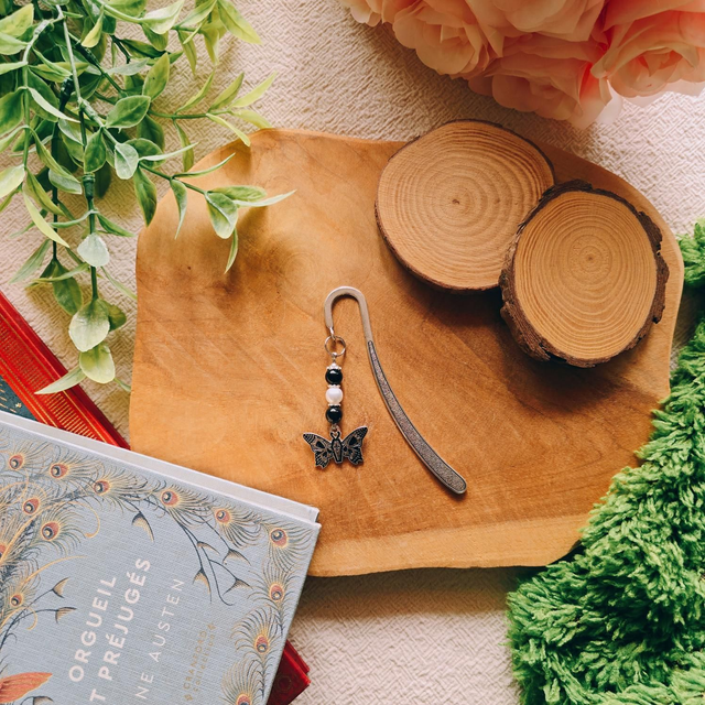 Marque-pages papillon de la mort