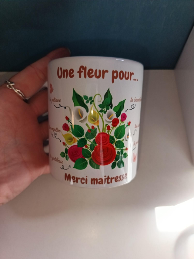 Une fleur pour... Merci maîtresse 