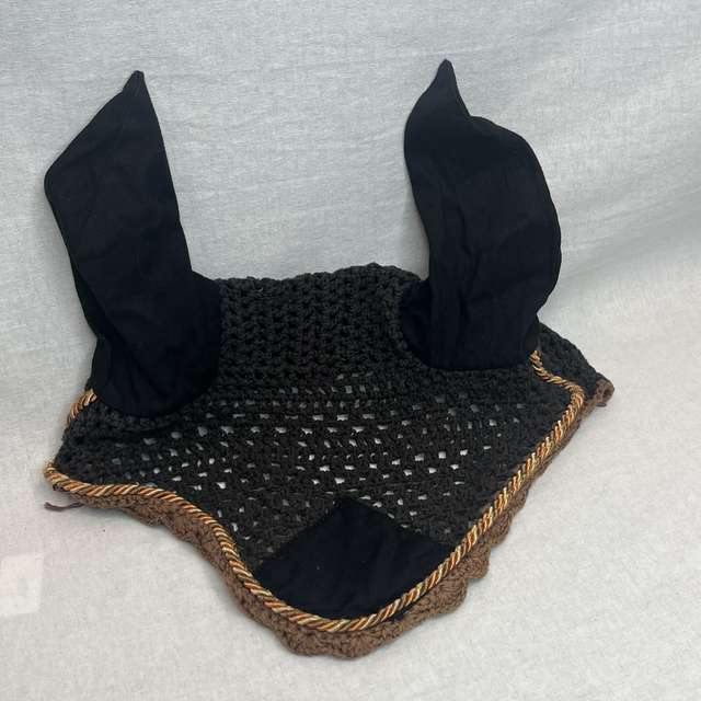 Bonnet Cheval noir/ marron 