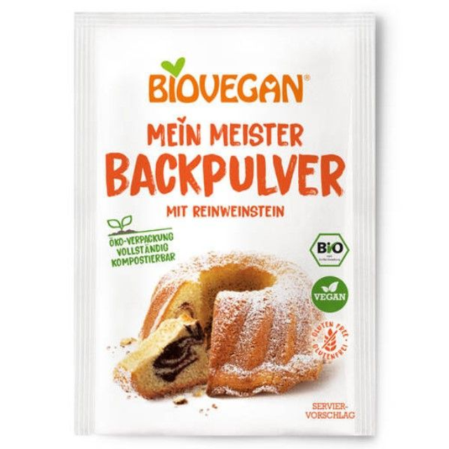 Biovegan Meister Backpulver 3x17g Packung