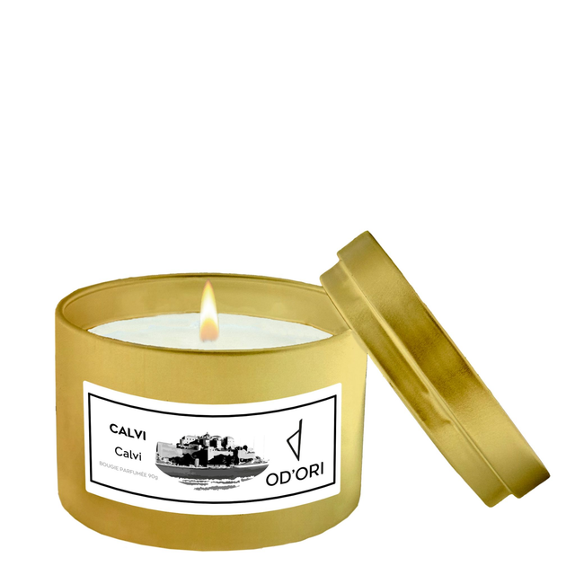 Bougie 90g - CALVI (Clémentine / Monoï)