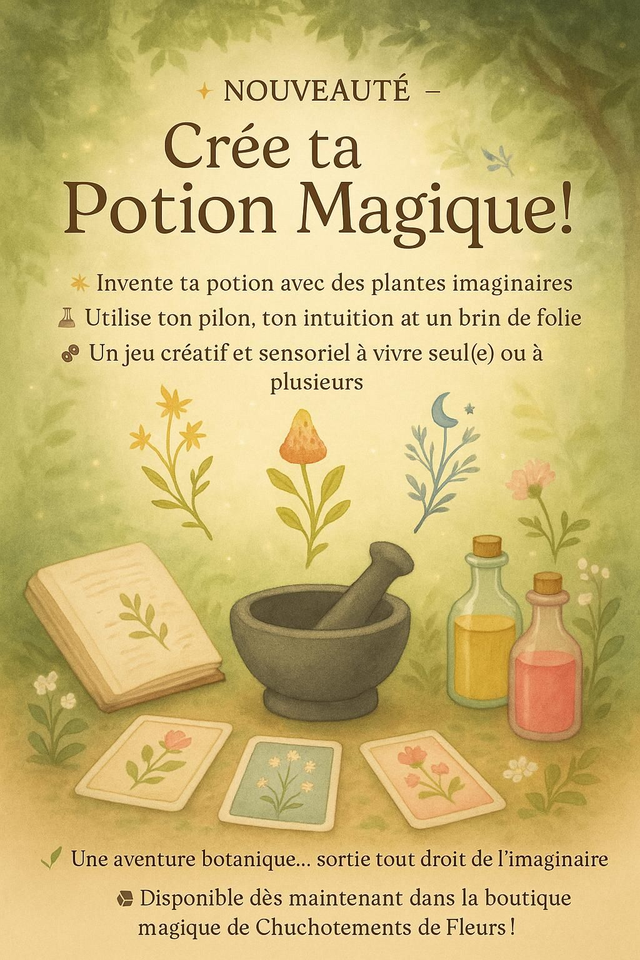 Jeu "créé ta potion magique" (version pdf)