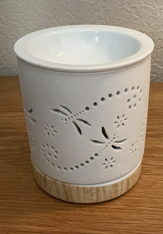 Brûleur cylindrique libellules chauffe-cire