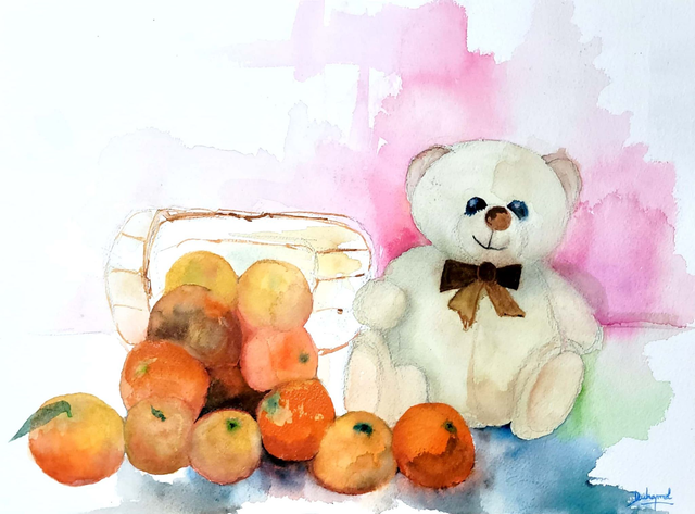 Le nounours et ses oranges, 2018