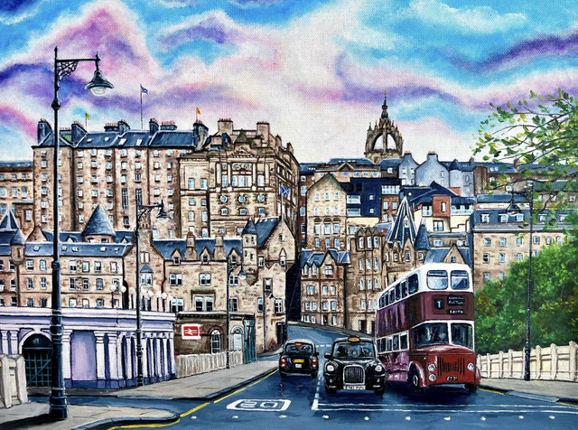 X4 Prints - Old Town, Edinburgh 8"x10" (£7.50 per unit)