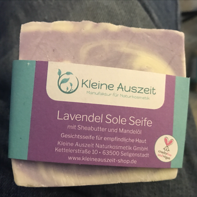 Kleine Auszeit Lavendel Sole Seife
