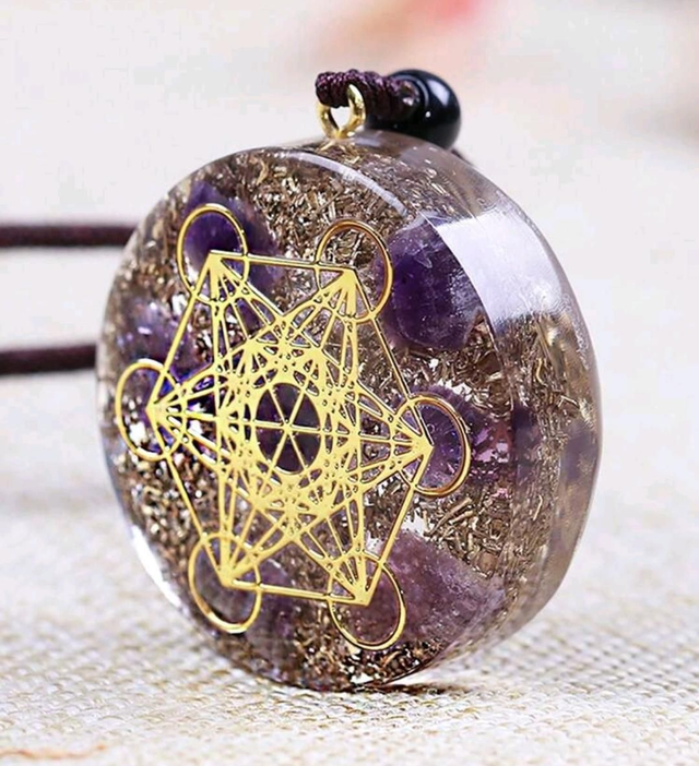 Pendentif Orgone Metatron 