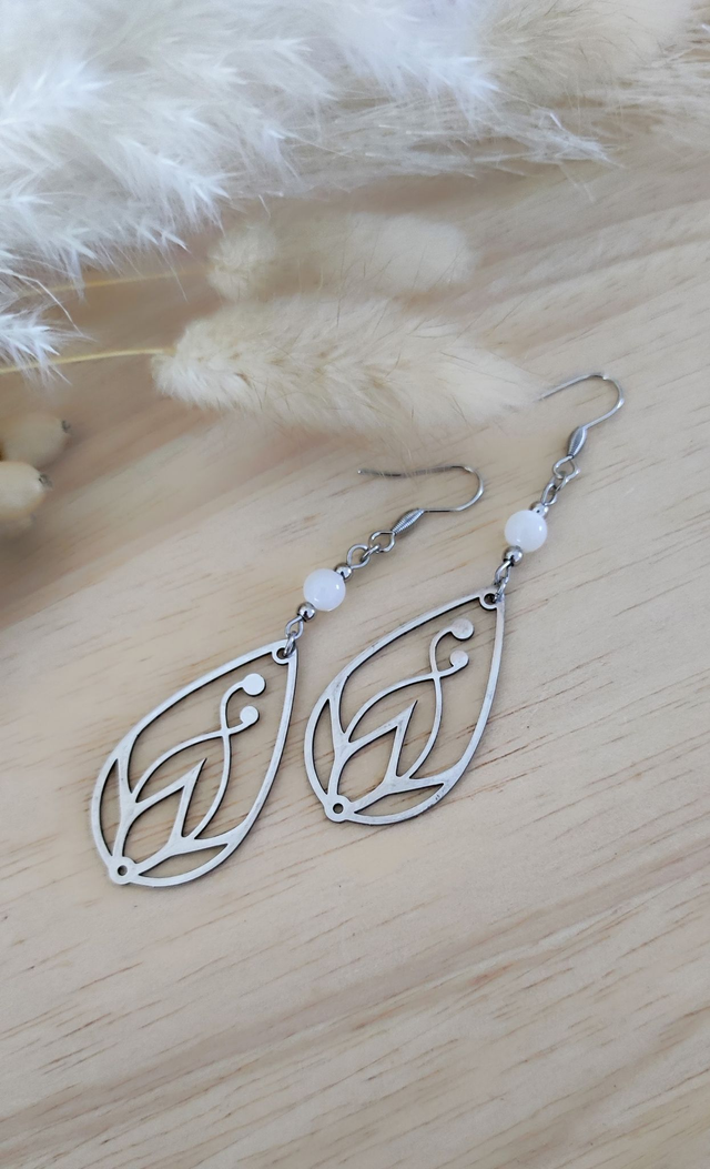 Boucles d'oreilles Fantaisie et Nacre