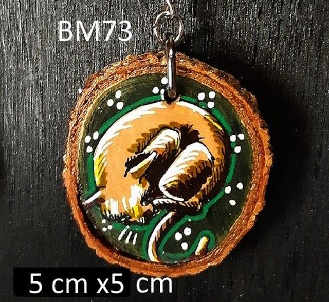 BM73 porte clés chat médiéval