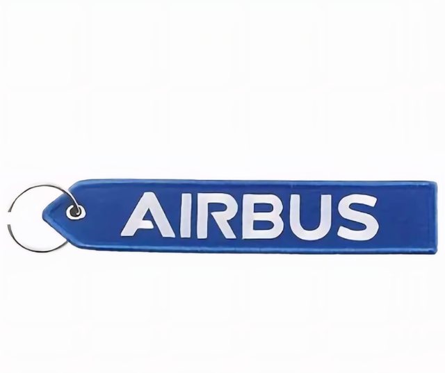 Flight Tag Keyring Airbus (Blue)