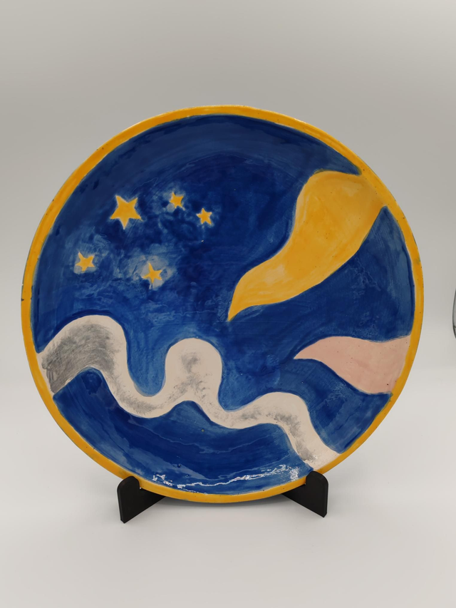 Assiette "Nuit étoilée"