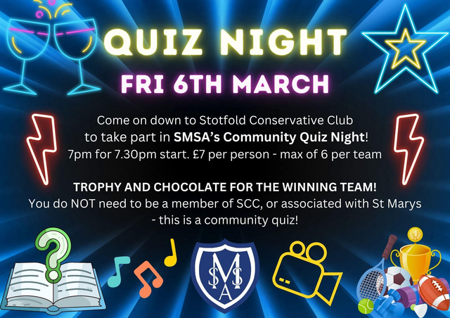 Quiz Night! 6th March