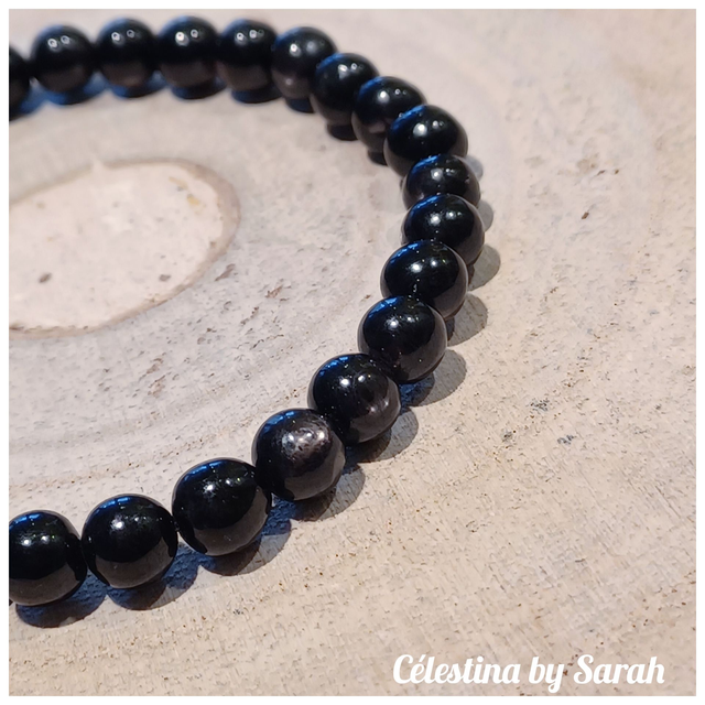 Bracelet Hypersthène 6mm Taille Dame