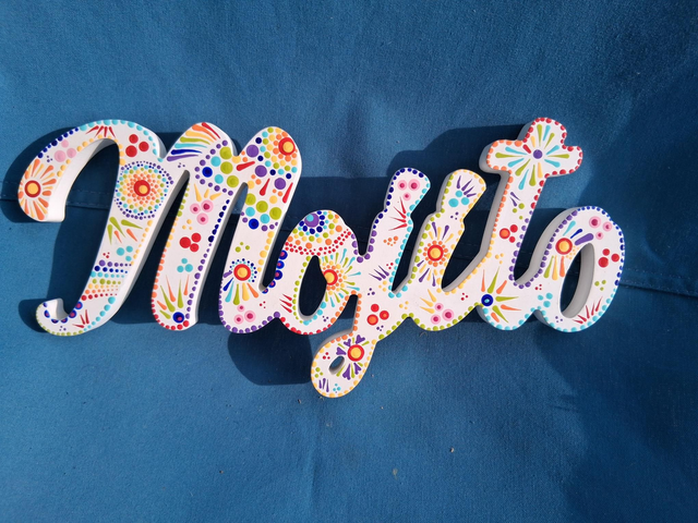 Suspension Mojito en bois