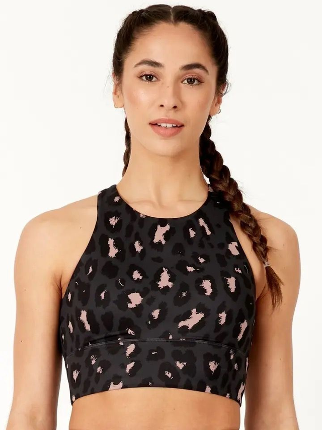 Born Nouli Sports Bra - Blush Leopard